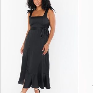 Show Me Your Mumu Black Midi Dress